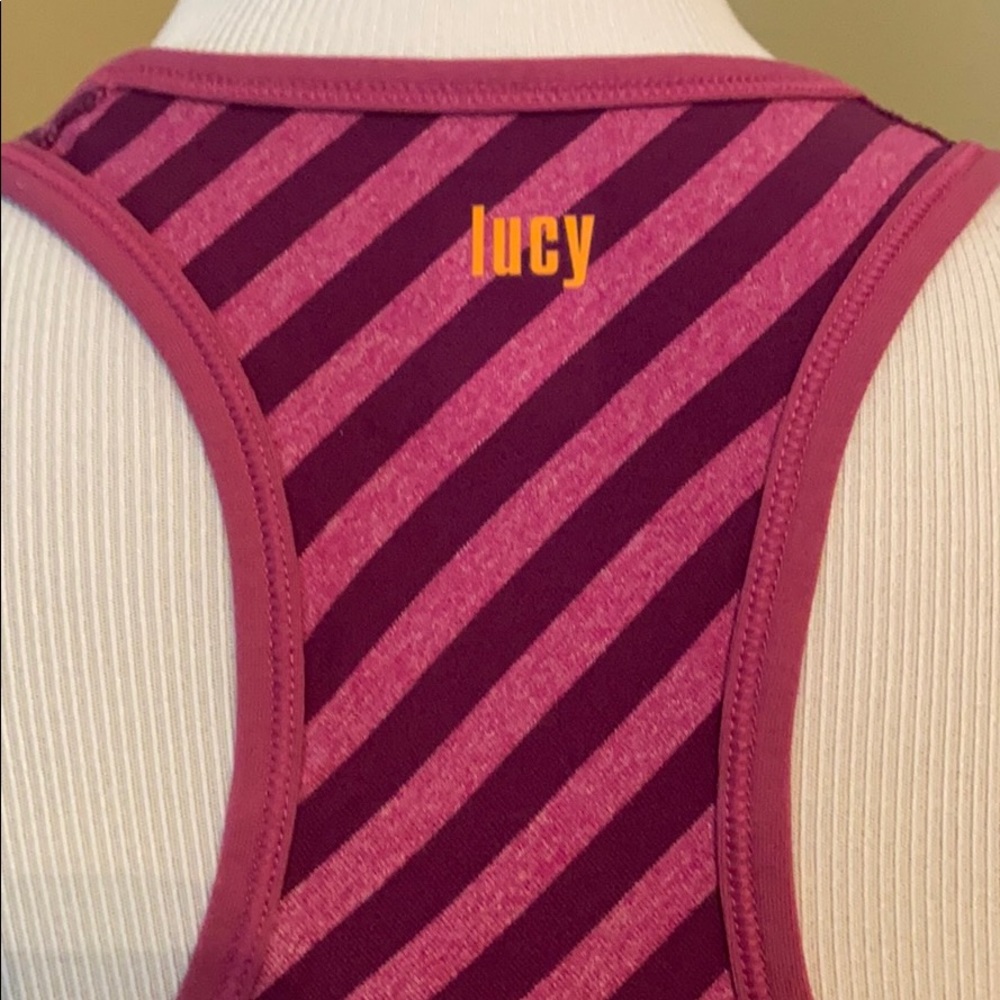 Lucy Striped Workout Tank - Picture 5 of 5